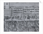 Part of the Coronation Procession of Edward VI, 1547 by English School