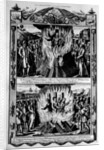 Martyrdom and burning by English School