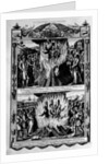 Martyrdom and burning by English School