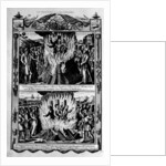 Martyrdom and burning by English School