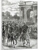 The entry of Napoleon III and Victor Emmanuel into Milan by English School
