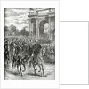 The entry of Napoleon III and Victor Emmanuel into Milan by English School