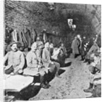 Sleeping Quarters in Douaumont Fort, c.1916 by French Photographer