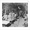 Sleeping Quarters in Douaumont Fort, c.1916 by French Photographer