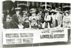 Suffragettes at a Campaign Stand, c.1910 by English Photographer