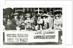 Suffragettes at a Campaign Stand, c.1910 by English Photographer