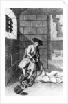 Jack Shepperd in Newgate Prison, 1724 by English School