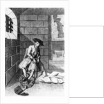 Jack Shepperd in Newgate Prison, 1724 by English School