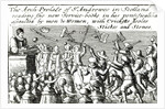 Protesters in Edinburgh, 1637 by English School