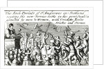 Protesters in Edinburgh, 1637 by English School
