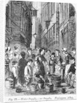 The Water supply in Fryingpan Alley, Clerkenwell, 1864 by English School