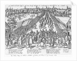 The Solemn entry of Matthias Archduke of Austria at Antwerp, 2nd November 1577 by German School
