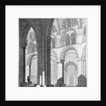 View of Durham Cathedral Nave by English School