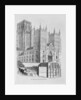 North-West view of Durham Cathedral by School English