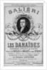 Advertisement for 'Les Danaides', 19th April 1784 by French School