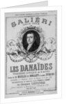 Advertisement for 'Les Danaides', 19th April 1784 by French School