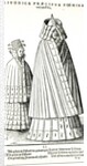 Costumes of a Livonian noblewoman and her daughter, 1577 by Hans Weigel