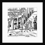 Firefighting at Tiverton, Devon, 1612 by English School