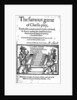 Famous Game of Chess, 1614 by English School