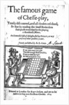 Famous Game of Chess, 1614 by English School