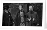 Portrait of William Bell Scott, John Ruskin and Dante Gabriel Rossetti, 1864 by English Photographer