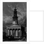 St. Pancrass Church, West Front by Thomas Hosmer Shepherd