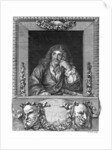 Portrait of Moliere by School English