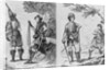 Scottish Soldiers of the Highlands and An Highland Officer and Serjeant by School English