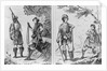 Scottish Soldiers of the Highlands and An Highland Officer and Serjeant by School English