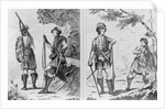 Scottish Soldiers of the Highlands and An Highland Officer and Serjeant by School English