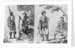 Scottish Soldiers of the Highlands and An Highland Officer and Serjeant by School English