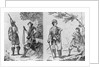 Scottish Soldiers of the Highlands and An Highland Officer and Serjeant by School English