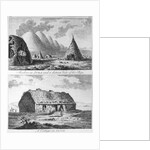 Sheelins in Jura and a distant view of the Paps and A Cottage of Islay by Thomas Pennant