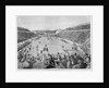 Revival of the Olympic Games in Athens: Loues winning the race from Marathon, 10th April 1896 by English School