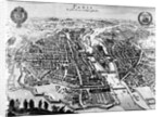 Map of Paris, 1620 by German School