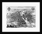 Map of Paris, 1620 by German School