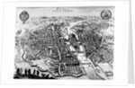 Map of Paris, 1620 by German School