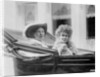 Christabel and her mother Emmeline Pankhurst in Paris, c.1912 by Anonymous