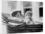 Christabel and her mother Emmeline Pankhurst in Paris, c.1912 by Anonymous