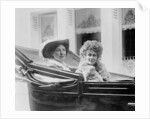 Christabel and her mother Emmeline Pankhurst in Paris, c.1912 by Anonymous