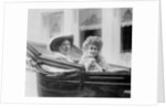 Christabel and her mother Emmeline Pankhurst in Paris, c.1912 by Anonymous
