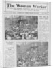 The Woman Worker front page, 1918 by Anonymous