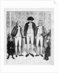 Three Giants with a group of spectators, 1784 by John Kay