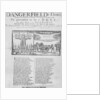 Broadside of 'Dangerfield's Dance', 1685 by English School