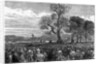 Meeting at the Reformer's Tree, Hyde Park London, 1867 by English School