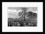 Meeting at the Reformer's Tree, Hyde Park London, 1867 by English School
