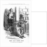 The Old News Boy, 1860 by English School