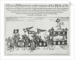 Funeral cortege of Robert Devereux, 3rd Earl of Essex, 1646 by English School