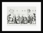 Arms of Castile and Leon at the Funeral Procession of Emperor Charles V, 1559 by Jan van Doetechum the elder