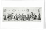 Arms of Castile and Leon at the Funeral Procession of Emperor Charles V, 1559 by Jan van Doetechum the elder